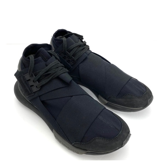 Y-3 Yohji Yamamoto Adidas Qasa High Sneakers Black - Picture 11 of 11